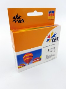 Tusz Wox Cyan EPSON T2712 (27XL) zamiennik C13T27124012