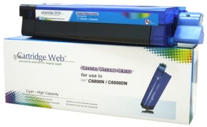 Toner Cartridge Web Cyan OKI C8600/C8800 zamiennik 43487711