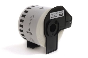 Etykiety JetWorld Brother DK Czarny na Białym 50mm*30.48m  DK22223, DK-22223, DK22.223