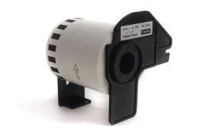 Etykiety JetWorld Brother DK Czarny na Żółtym 62mm*15.24m DK22606, DK-22606, DK22.206