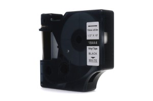 Taśma Dymo Rhino Czarny na Białym 12mm x 5,5m Winylowa, Vinyl (18444) (S0718600)