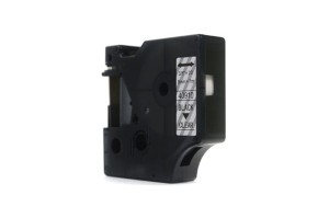 Taśma JetWorld Dymo D1 Czarny na Przezroczystym 9mm x 7m  LM100, LM100Plus, LM100Series, LM120P, LM280, LM300, LM350, LM350D, LM350Series, LM360D, LM400, LM420P, LM450, LM450D, LM450Series, LM500TS, LMPC, LMPC2 (40910) (S0720670)