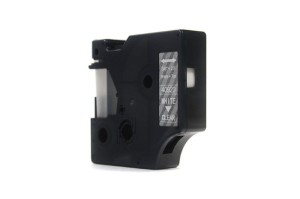 Taśma JetWorld Dymo D1 Biały na Przezroczystym 9mm x 7m  LM100, LM100Plus, LM100Series, LM120P, LM280, LM300, LM350, LM350D, LM350Series, LM360D, LM400, LM420P, LM450, LM450D, LM450Series, LM500TS, LMPC, LMPC2 (40920)