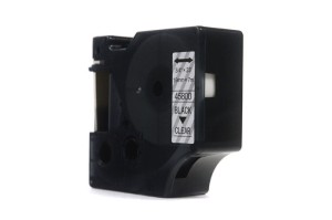 Taśma Dymo D1 Czarny na Przezroczystym, 19mm x 7m (45800) (S0720820)