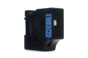 Taśma Dymo D1 Czarny na Niebieskim, 19mm x 7m (45806) (S0720860)
