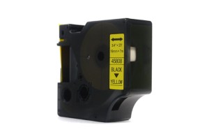 Taśma Dymo D1 Czarny na Żółtym, 19mm x 7m (45808) (S0720880)