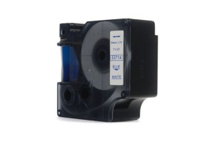 Taśma Dymo D1 Niebieski na Białym, 24mm x 7m (53714)