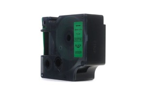 Taśma Dymo D1 Czarny na Zielonym, 24mm x 7m (53719)