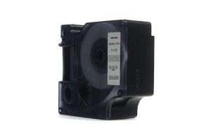 Taśma Dymo D1 Czarny na Srebrnym, 24mm x 7m (53722)