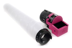 Pusta kaseta Konica Minolta Bizhub TN328M, TN626M Magenta 100% nowa  (wystarczy wsypać proszek i założyć odpowiedni chip)