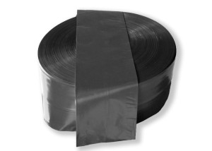 Rękaw ochronny czarny o szerokości 20cm Waga opakowania około 12 kg  CENA ZA KILOGRAM, SPRZEDAŻ WYŁĄCZNIE CAŁYCH ROLEK