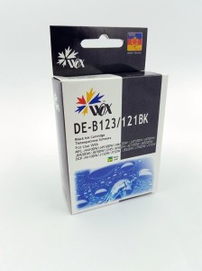 Tusz Wox Black Brother LC 123BK (tusze z chipem) zamiennik LC123Bk
