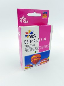 Tusz Wox Magenta Brother LC 123M (tusz z chipem) zamiennik LC123M
