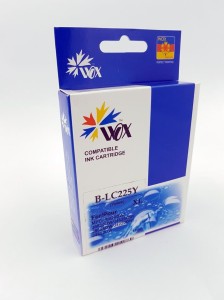 Tusz Wox Yellow Brother LC 225Y zamiennik LC225XLY  (1300 stron A4 zgodnie z normą ISO/IEC 24711)