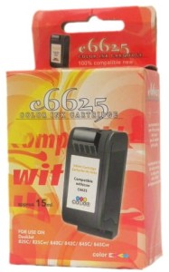 Tusz JetWorld  Trójkolorowy HP 17 RD zamiennik C6625AE
